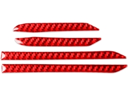 Pegatina Para Coche, Pegatina Decorativa De Fibra Carbono Altavoces Interiores Coche Crv 2017 2018 2019 2020