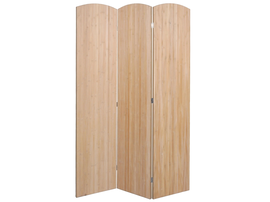 Paraviento de bambú Separador de pieza flexible 3 paneles 170 x 120 cm Design Naturel 04_0009268