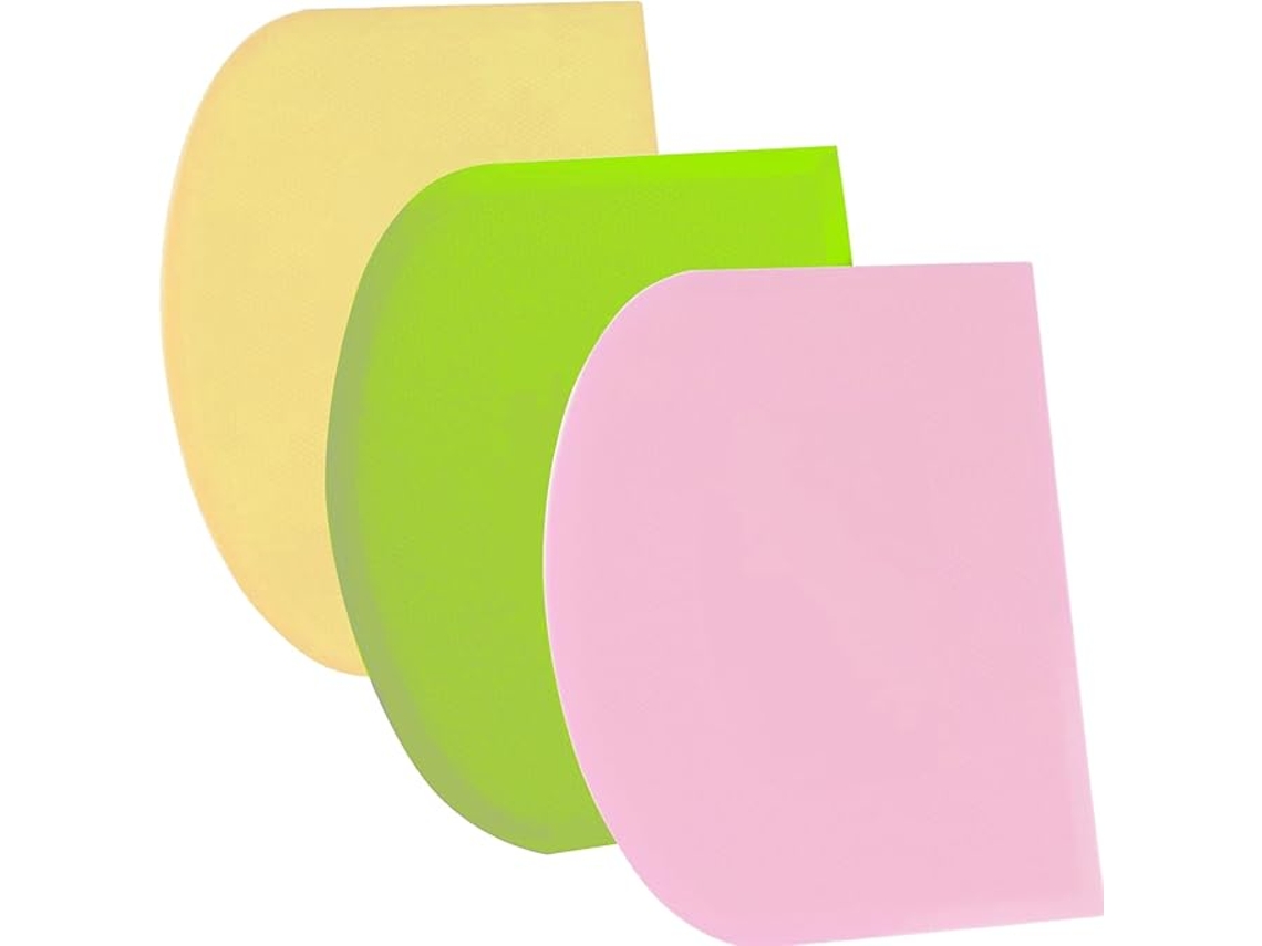 Raspador De Massa - Cortador De Massa, 3 Peças, 4,7 X 3 Polegadas - Flexível - Anti-deslizante - Acessórios Para Confeitaria