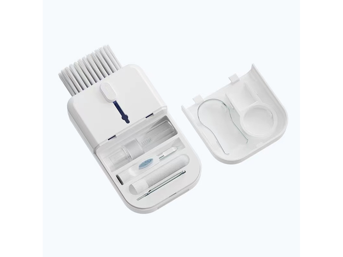 Kit de limpieza de teclado 10 en 1 con extractor de teclas y cepillo, Chrui (blanco)