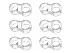 2026altiro-protectores De Silicona Para Manijas De Puertas Y Paredes Para Evitar Daños, 6 Piezas En Forma De Ocho.