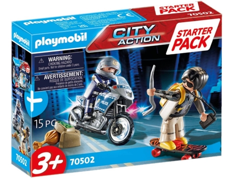 PLAYMOBIL Policía (Edad Mínima: ‍3 Años - 21 Piezas)