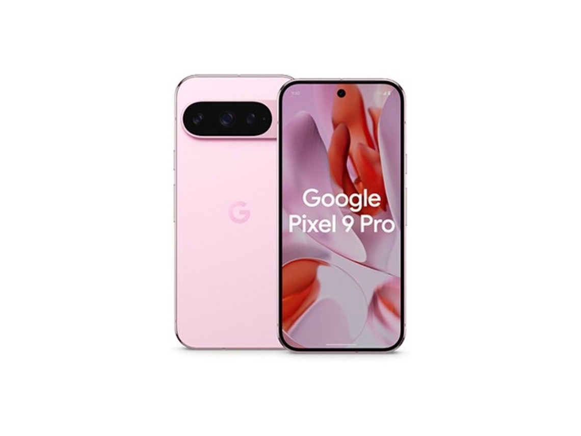Teléfono inteligente Google Pixel 9 Pro 5G de cuarzo rosa de 128 GB