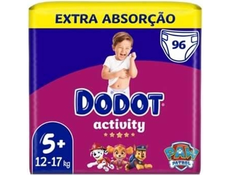 FRALDAS DODOT ACTIVITY EXTRA T5 96