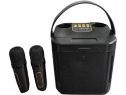 Altavoz Bluetooth Con Potente Función De Karaoke, Sonido Envolvente Estéreo De 360°, Resistente Al Agua Y Con Micrófono Con Cable.