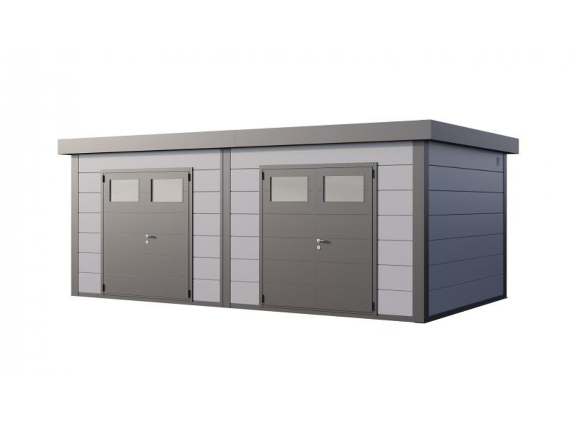 Caseta de Jardin metálica NH12 | Gris Claro | 642 x 358 - NOVO HABITAT