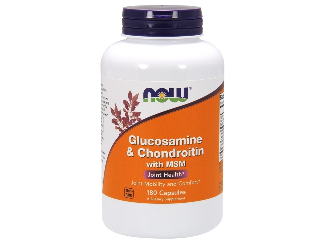 NOW FOODS Glucosamine & Chondroitin With Msm 180 Cápsulas