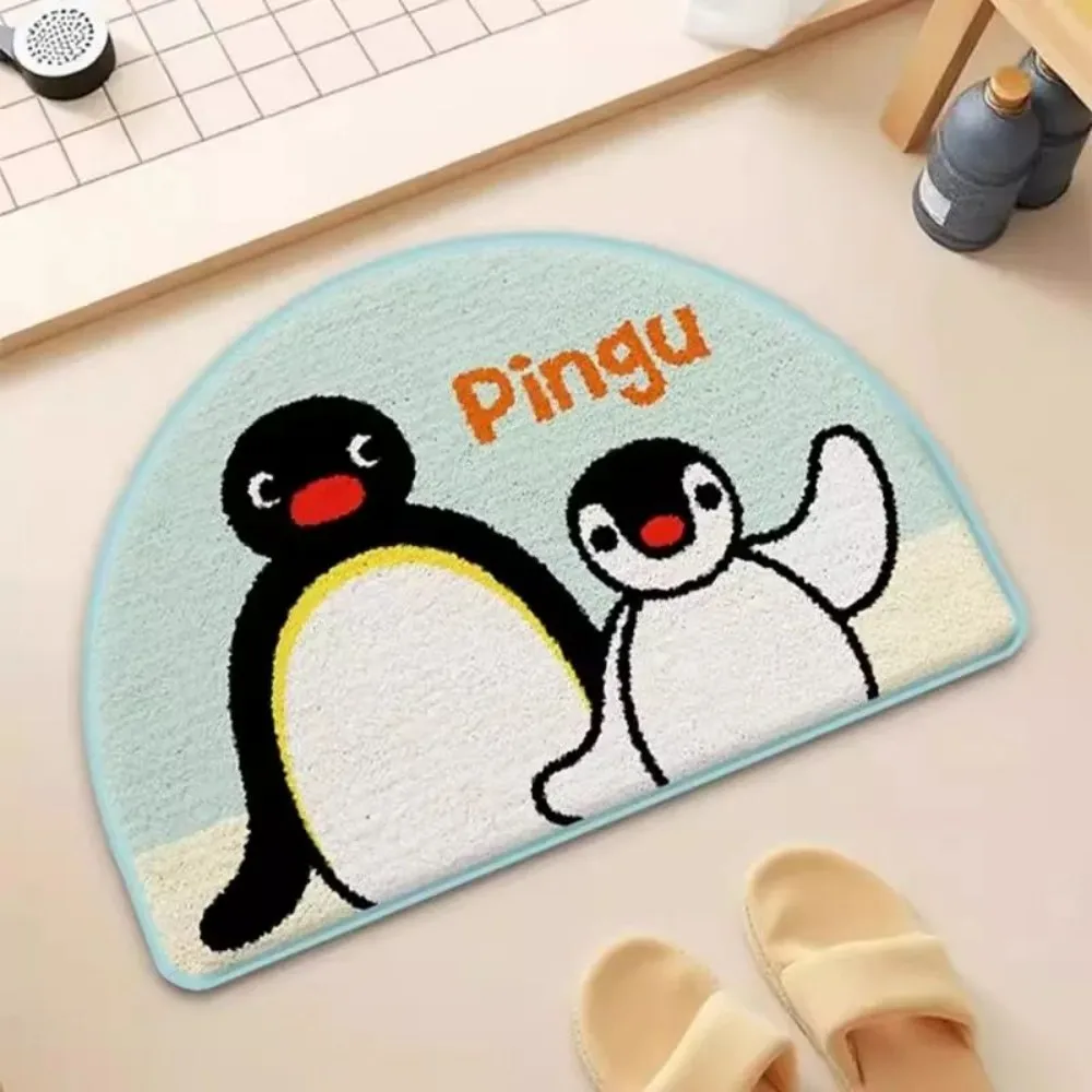 (estilo 2 50x80cm) Alfombra De Cachemira De Imitación De Pingüino, Antideslizante Y Absorbente De Agua
