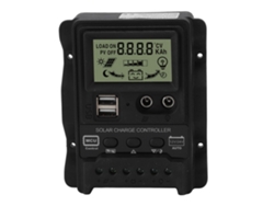 Controlador De Carga Solar Pwm K1688 De 30 A Con Pantalla Lcd Y Doble Salida Usb De 12 V/24 V.