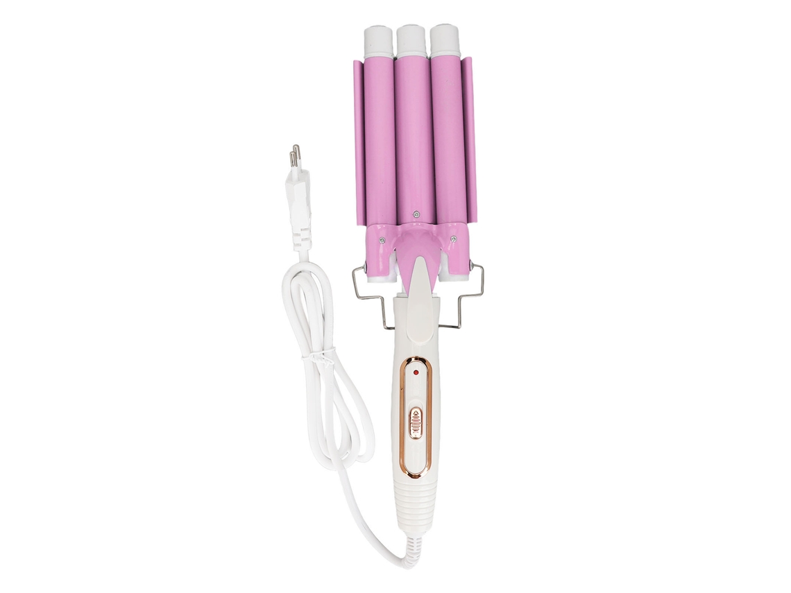 Plancha De Rizado De 3 Bariles Wand, Calienta Rápido, 100‑240v, Enchufe Eu Para Hogar Y Salón