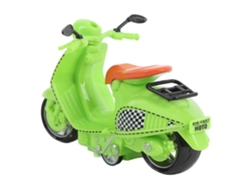 Modelo De Motocicleta Coleccionable Decorativa De Aleación Verde Para Mujer