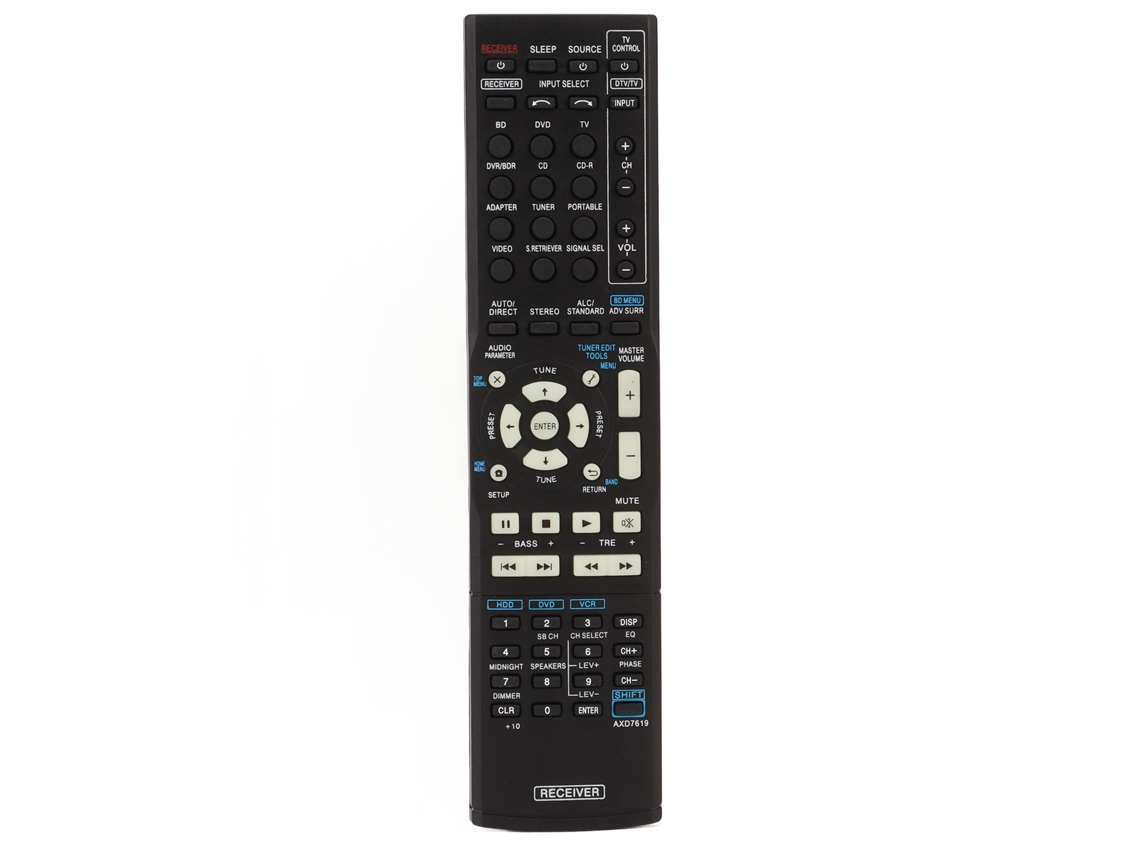 Mando A Distancia De Repuesto Axd7619 Para Receptor Av Pioneer Avh Axd7455 Vsx 521 K Vsx 74txv S