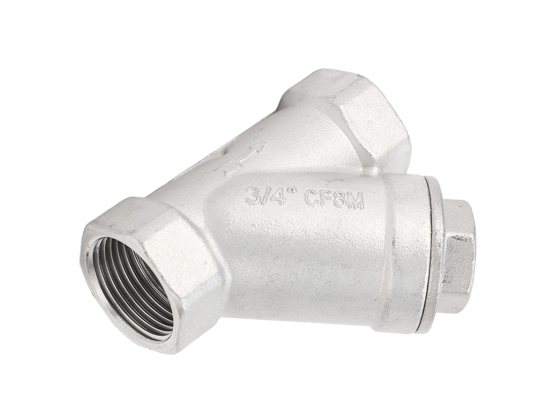 Colador En Y De Acero Inoxidable 304 De 3/4" Dn20 De Doble Malla Para Agua, Aceite Y Gas.