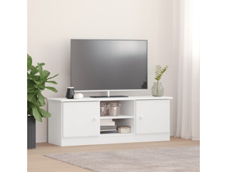 Mueble De Tv VIDAXL Blanco Madera (112x35x41 cm)