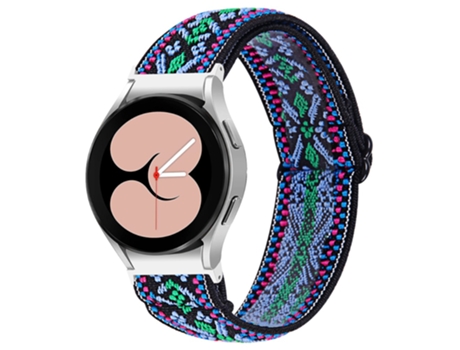 Correa de tela tejida tejido elástico ajustable para Samsung Galaxy Watch4 Active 40mm/44mm/Watch4 Classic 42mm/46mm - i