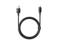 Cable USB A a USB C Baseus Silky Series de 2 m y 100 W, color negro