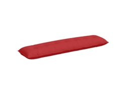 Cojín De Espalda Rojo 200 X 19 X 50 Cm Tela
