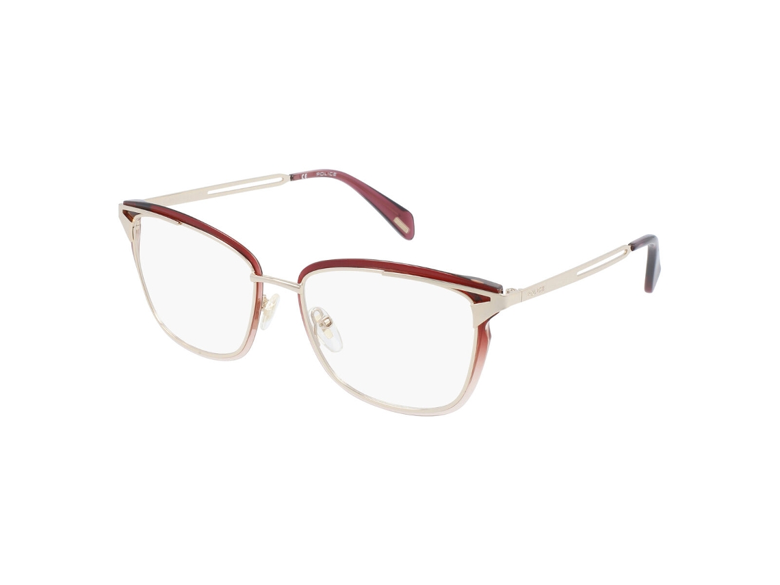 Montura De Gafas Mujer Police Vpla91-54300k (rosa - Metal - Ø 54 Mm)