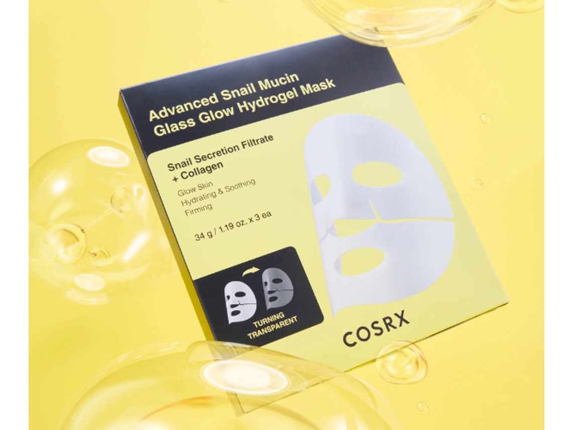 Advanced Snail Mucin Glass Glow Hydrogel Mask