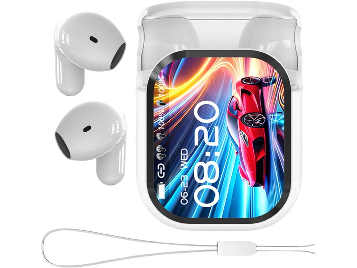 Auriculares inalámbricos con traductor de idiomas y pantalla táctil con IA. SFUSHOS