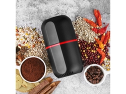 Mini Molinillo De Café Eléctrico Portátil Para Granos Y Especias, Acero Inoxidable, Enchufe Australiano, Negro.