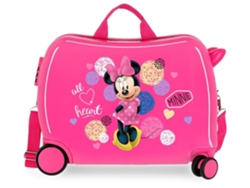 Maleta de Cabina DISNEY Minnie Heart Rosa (50x38x20 cm - 34L)