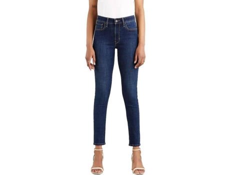 Pantalones Vaqueros LEVIS 721 High Rise Skinny Algodón Mujer (W27/L30 - Azul)