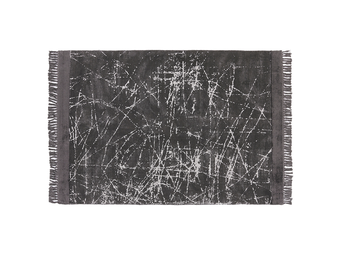 Alfombra de pelo corto BELIANI Hanli de Viscosa Gris 160x230