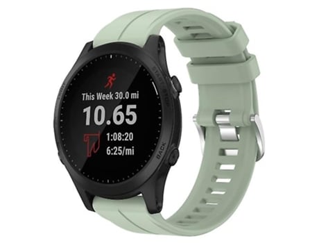 Correa De Reloj Inteligente Para Garmin Forerunner 945, Banda De Reloj De Silicona De Color Sólido Verde Claro De 22Mm VENISYMLIS