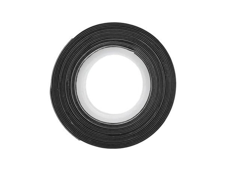 4 x Cinta autovulcanizable negra 19mm x 2,5 m, Para la reparación de fugas de agua en mangueras y tuberías SUINGA