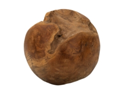 Bola De Teca Cm Ø 25 Unico / Marrón