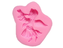 Molde De Silicona Para Pasteles Angelito Postres Chocolate Horneado Diy Herramienta