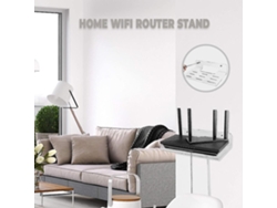 Estante de pared acrílico para router wifi con disipador de calor para el hogar