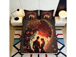 Microfibra Estampado Microfibra Diseño Almohada Juego Color 200x25cm