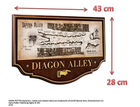 Placa callejon Diagon THE NOBLE COLLECTION