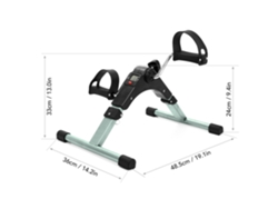 Omni-máquina De Ejercicio De Pedal Stepper Plegable Con Display Lcd, Resistencia Ajustable Para Hogar, Oficina Y Gimnasio
