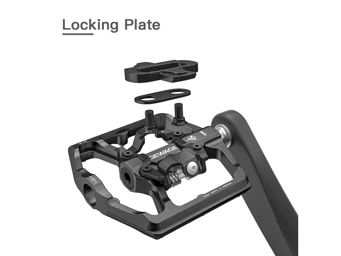 Pedales De Plataforma Plana De Aleación De Aluminio Impermeables Para Bicicleta De Montaña - Antiderrames - Accesorio Para Bicicleta