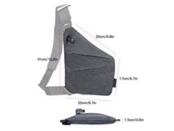 Danu2026-mochila Bandolera Impermeable Ultraligera Con Correa Ajustable Antirrobo Para Deportes Outdoor Senderismo Ciclismo Montañismo Viajes