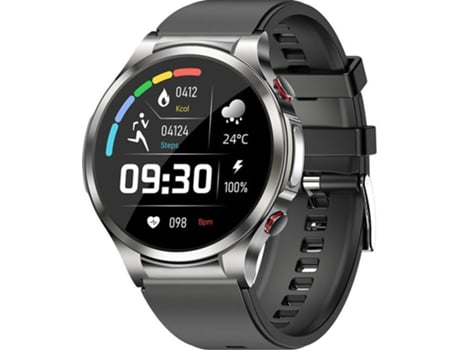 Smartwatch CHRONUS Multifuncional Pantalla de 1 32'' IP67 a prueba de polvo y Impermeable Plata
