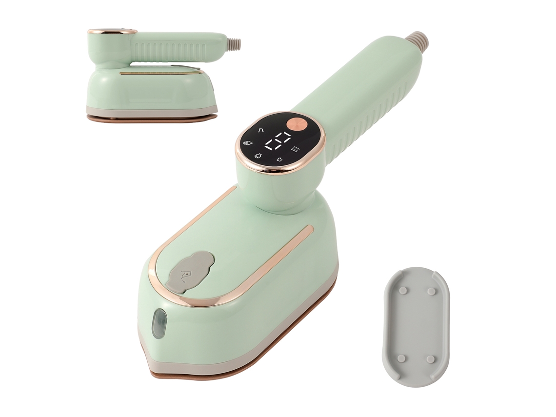 Máquina de planchado a vapor portátil y rotativa para eliminar arrugas de todo tipo de prendas Cuich (verde)