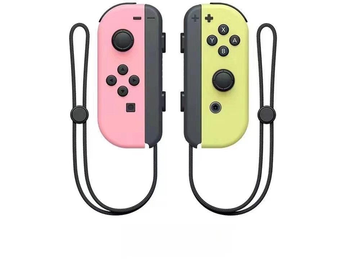 Mando inalámbrico Yizhood para Switch rosa y amarillo