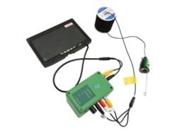 Cámara de pesca HD 1000TVL con monitor de 7 pulgadas y enchufe británico.