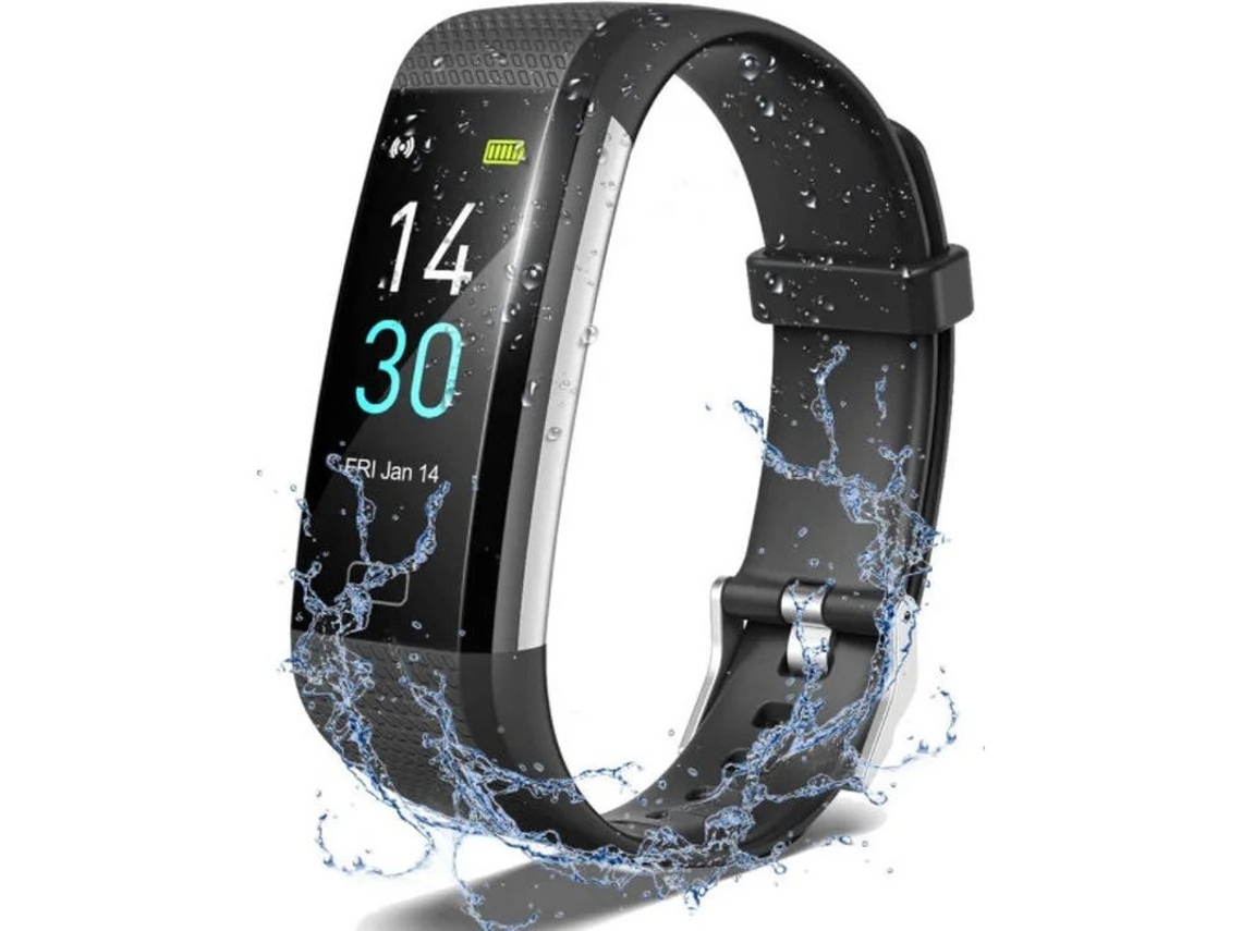 Reloj inteligente Yizhood IP68 con monitor de actividad física, monitor de sueño, presión arterial, frecuencia cardíaca, podómetro y calorías.