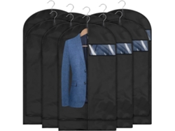 Bolsas para ropa Chrui de 99 cm con bolsillos transparentes (paquete de 10, negras)
