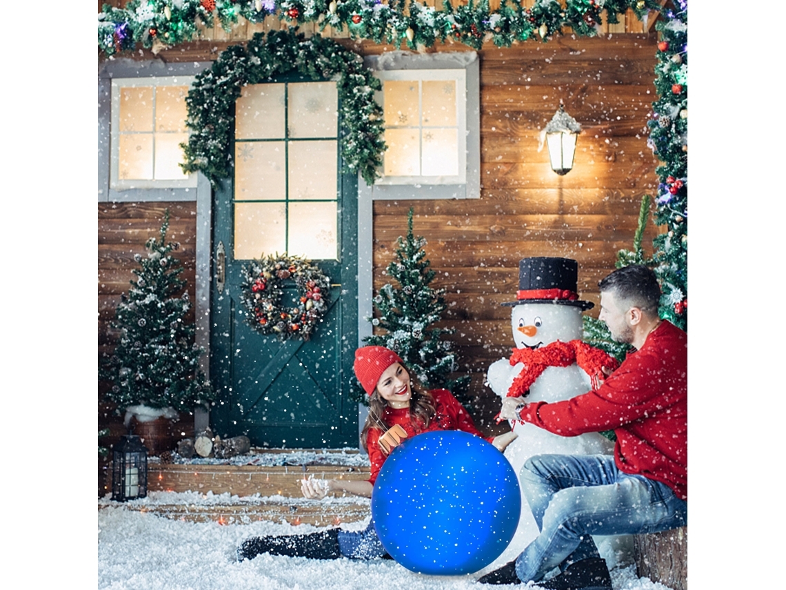 Bola De Navidad Hinchable Para Decoración Navideña De 75 Cm*