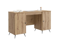 Maison Exclusive - Mesa Artisan de Roble 142,5 x 50 x 75 cm Derivados de la Madera