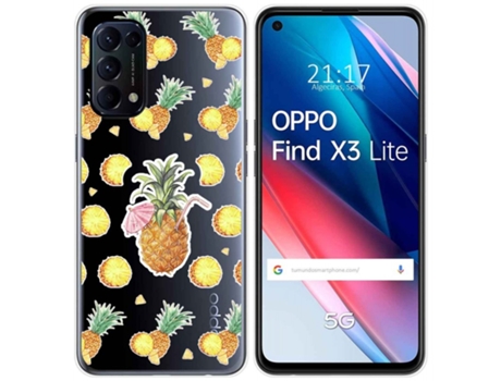 Carcasa Oppo Find X3 Lite TUMUNDOSMARTPHONE Dibujos Transparente