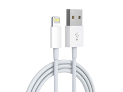 Cable USB Lightning Apple Md818zm/a de 1 m, color blanco