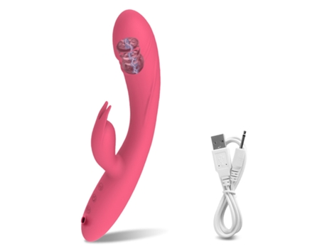 Vibrador de succión de 10 velocidades, masturbador vaginal femenino (Rojo) YIZHOOD