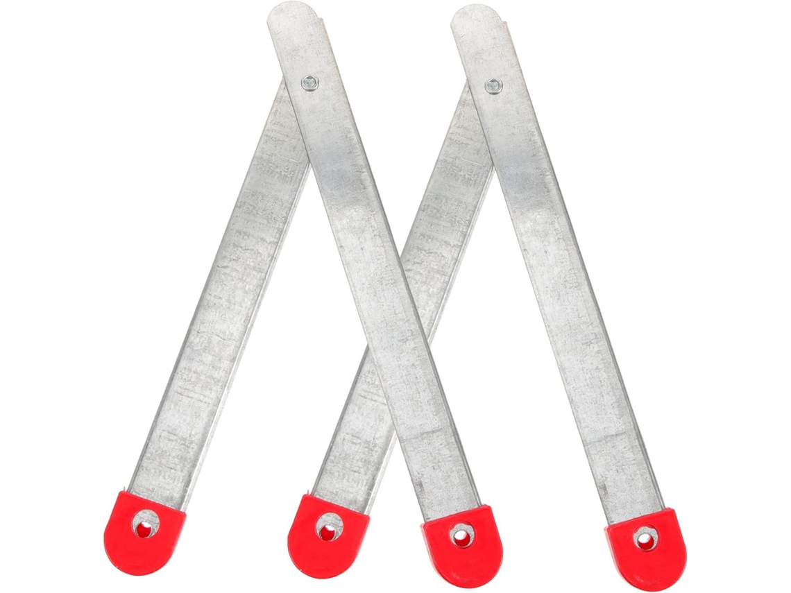 Juego De 2 Bisagras Para Escalera Plegable Con Conector De Bloqueo.